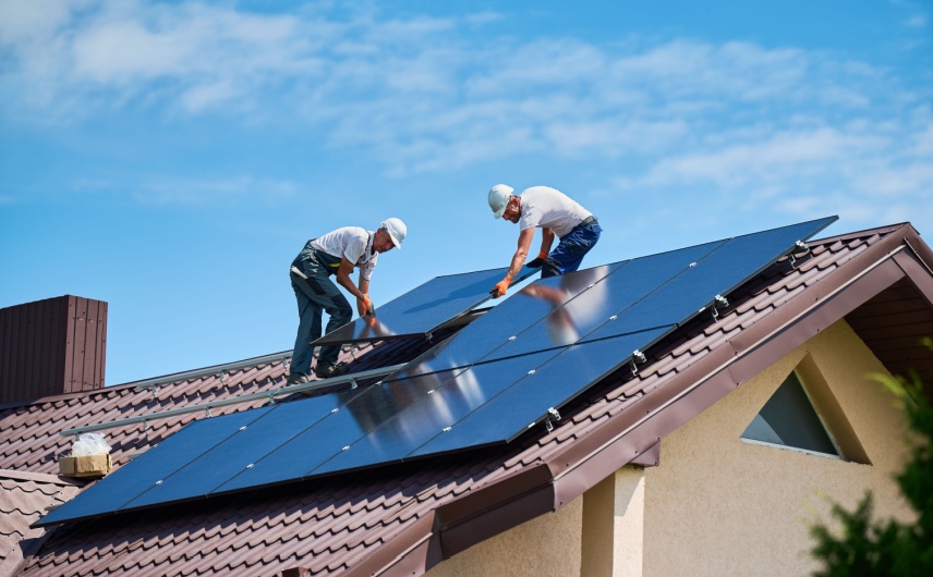 Solar Panel Installation Job