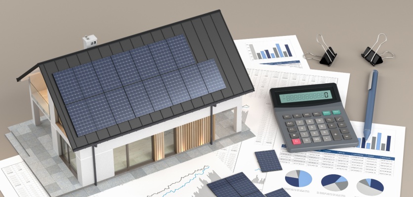 Visualization of solar energy rebates