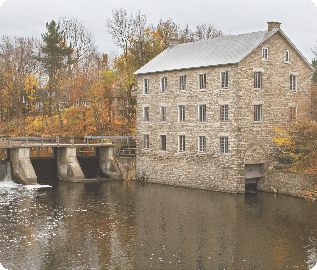 Manotick Mill in the fall